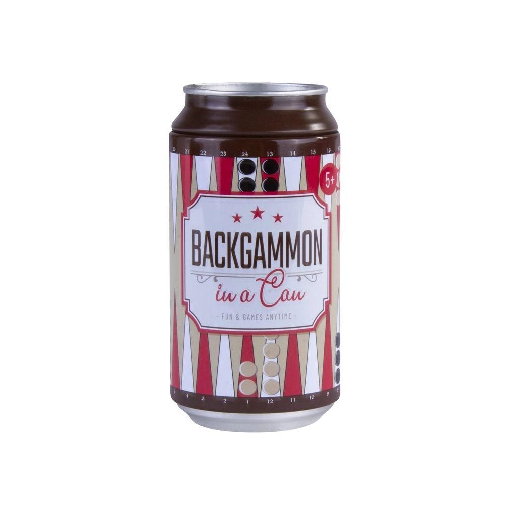 Backgammon In a Can - Travel Board Game - Image 2