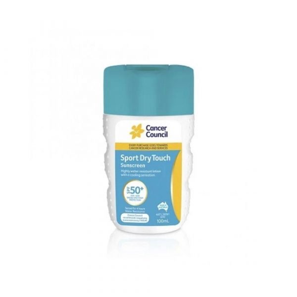 Cancer Council Sport Dry Touch SPF50+ Sunscreen - 100ml