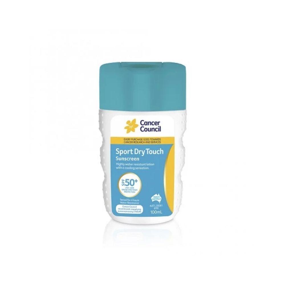 Cancer Council Sport Dry Touch SPF50+ Sunscreen - 100ml
