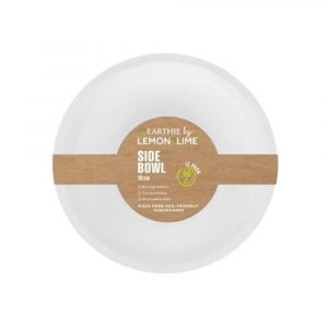 Lemon & Lime ECO Sugarcane Side Bowl White - 12 Pack - 18cm