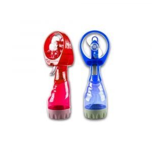 Fan Water Misting Red & Blue 27.5cm x 8.5cm