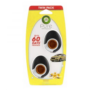 Air Wick Pure Vanilla Car Air Freshener 2.5ml Twin Pack