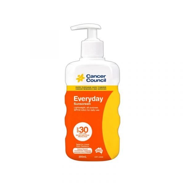 Cancer Council Everyday Sunscreen SPF 30 Pump 200ml