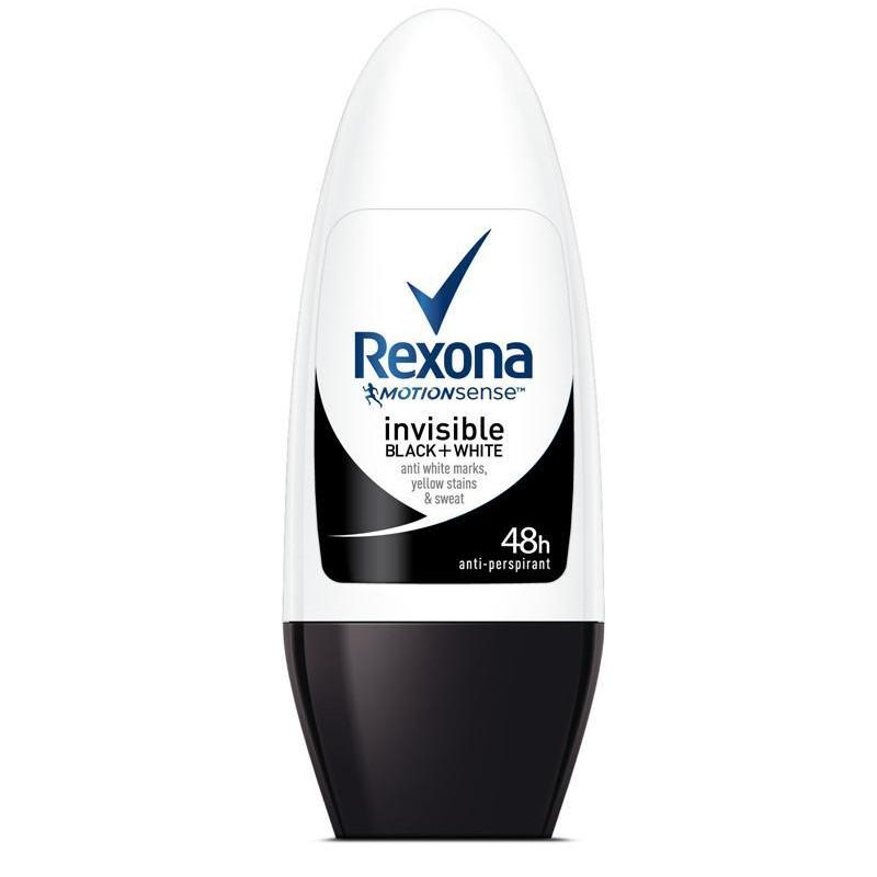 Rexona Women Invisible Black+White Roll On Deodorant - 50ml