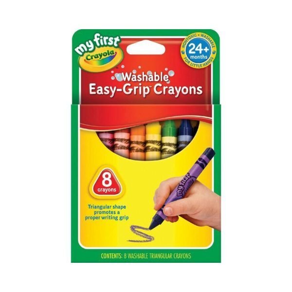 Crayola My First School Grip Crayons 8 Pack