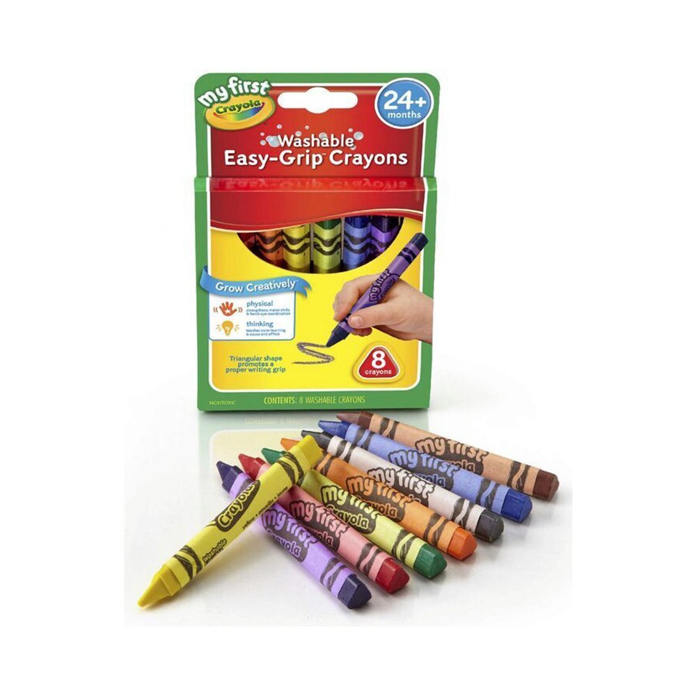 Crayola My First School Grip Crayons 8 Pack - Image 2