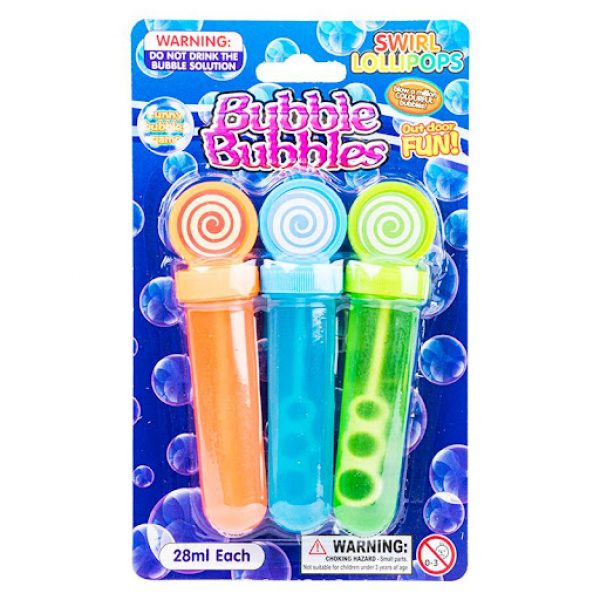 Bubbles Lollipop 28ml - 3pk