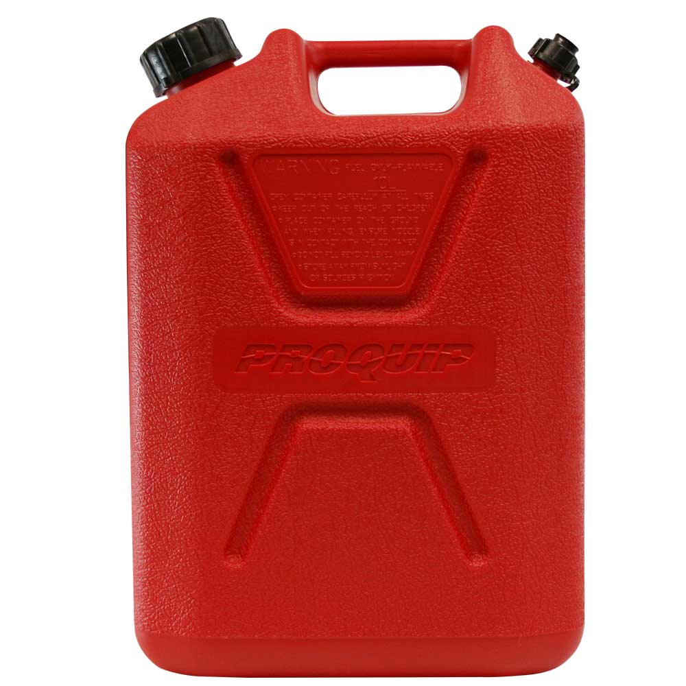 Pro Quip 10L Plastic Fast Pour Fuel Can – Unleaded Red - Image 3