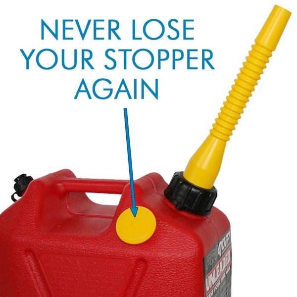 Pro Quip 10L Plastic Fast Pour Fuel Can – Unleaded Red