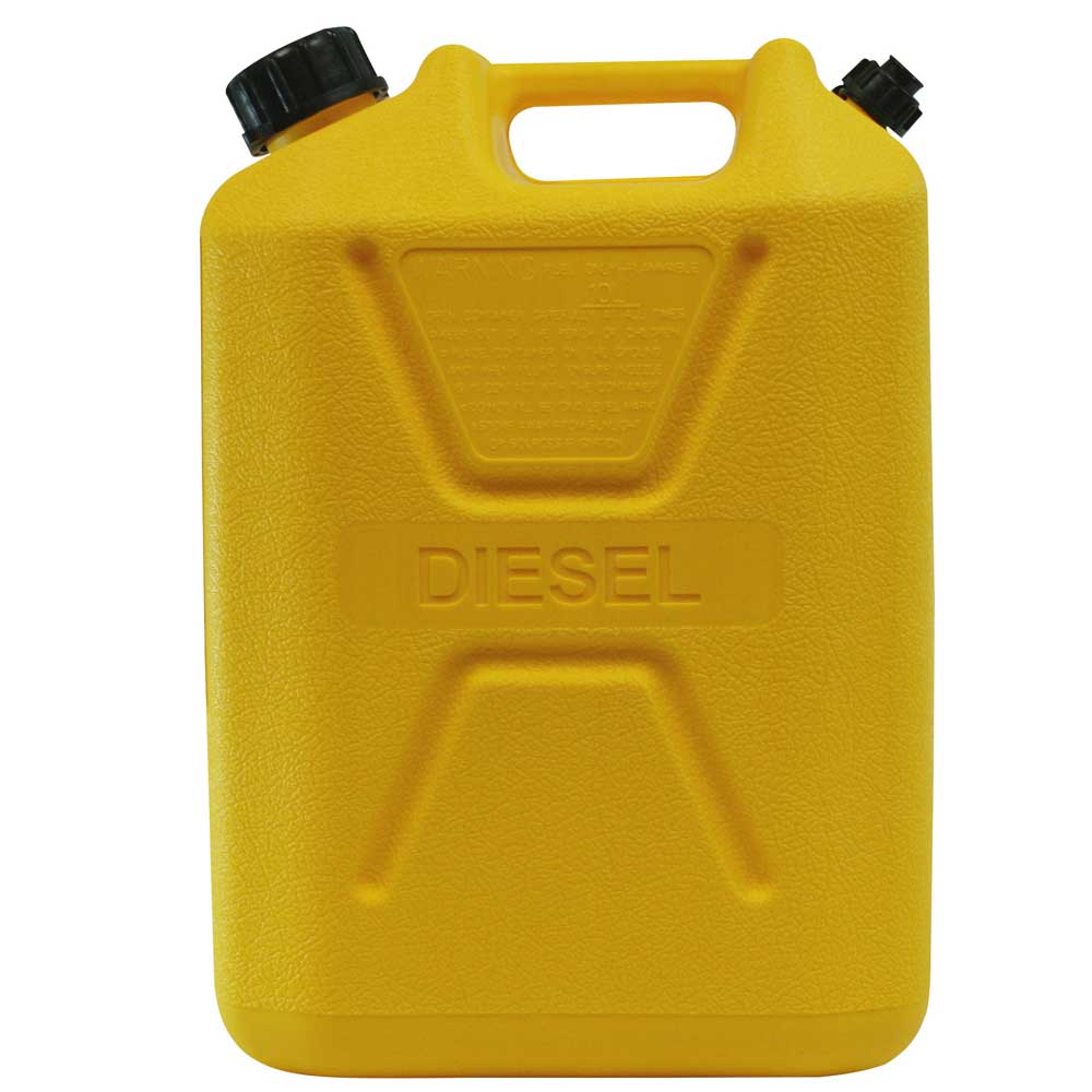 Pro Quip 10L Plastic Fast Pour Fuel Can – Diesel Yellow - Image 2