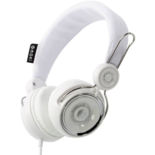 Moki Life Drops Headphones - White