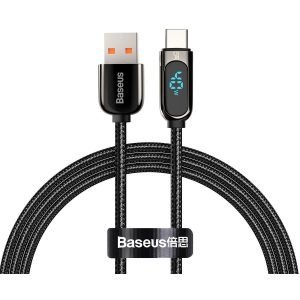 Baseus Digital Display Fast Charging Data Cable - USB to Type-C - 1m