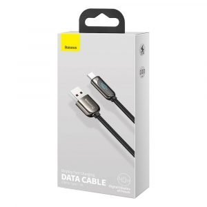 Baseus Digital Display Fast Charging Data Cable - USB to Type-C - 1m