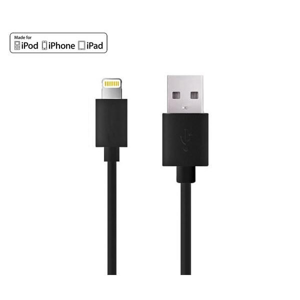 MFI Lightning To USB Cable - Black