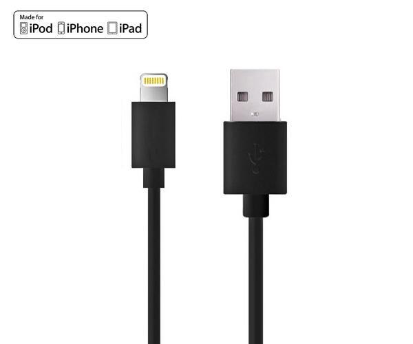MFI Lightning To USB Cable - Black