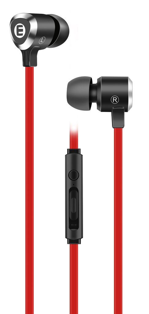 Premium Metallic Earphone with Controller - Black - Image 2