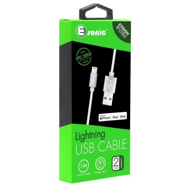 MFI Lightning To USB Cable - Silver