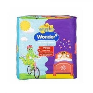 Wonder Nappies The Wiggles Day & Night Junior 16+KG Size 6 - 19 Pack