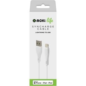 Moki Life Lightning Sync'n'Charge Cable 90cm - MFI