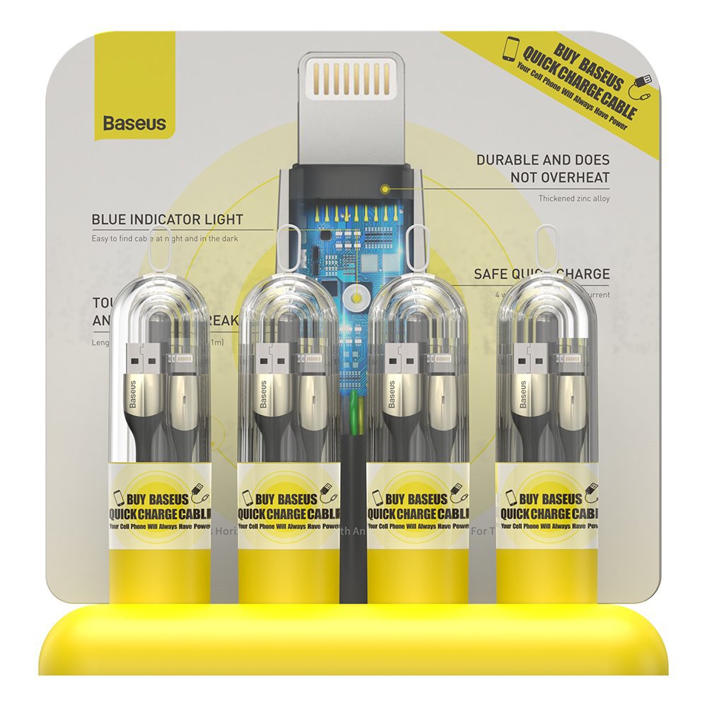Baseus Horizontal Data Cable USB to Lightning - 1m - CDU