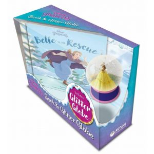 Disney Princess: Belle To The Rescue Book & Glitter Globe