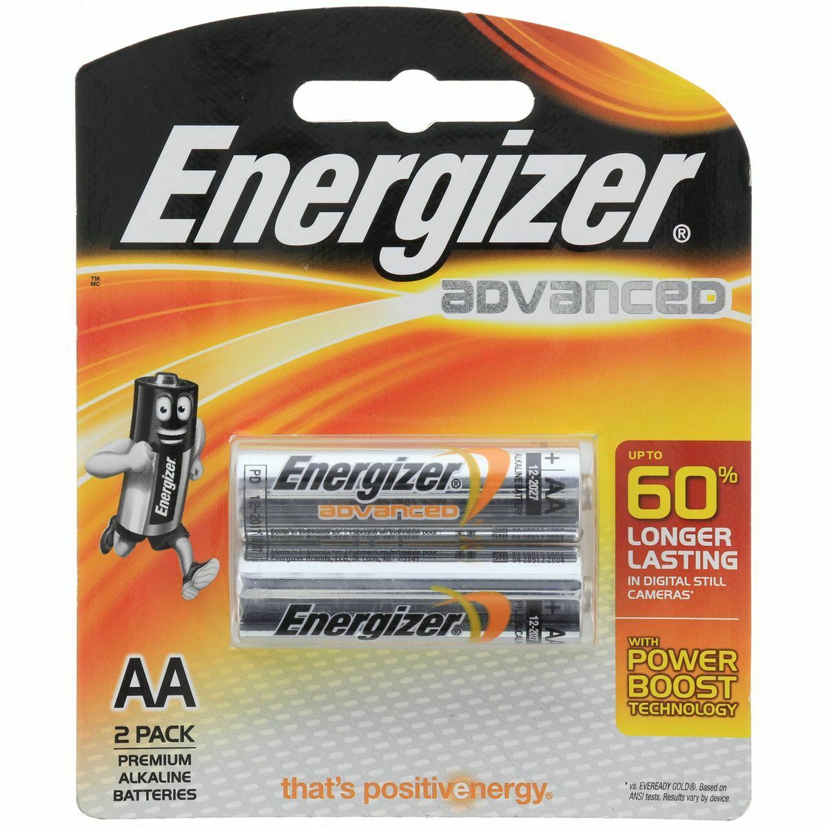 Energizer Advanced AA Battery - 2 Pack