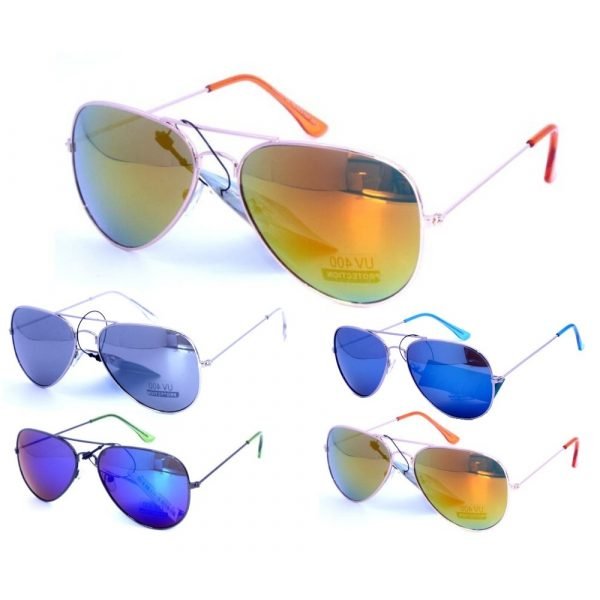 Aviator Metal Sunglasses -Tint