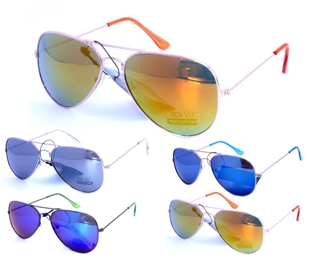 Aviator Metal Sunglasses -Tint