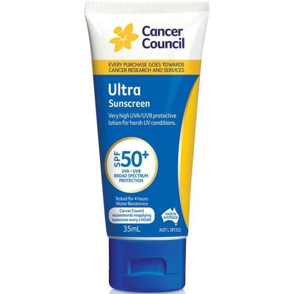 Cancer Council Sunscreen SPF 50+ Ultra Traveller 35ml