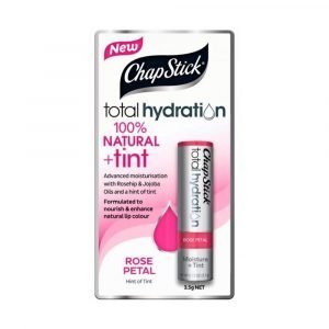 ChapStick Total Hydration Coral Blush Tint Lip Balm - Rose Petal - 3.5g