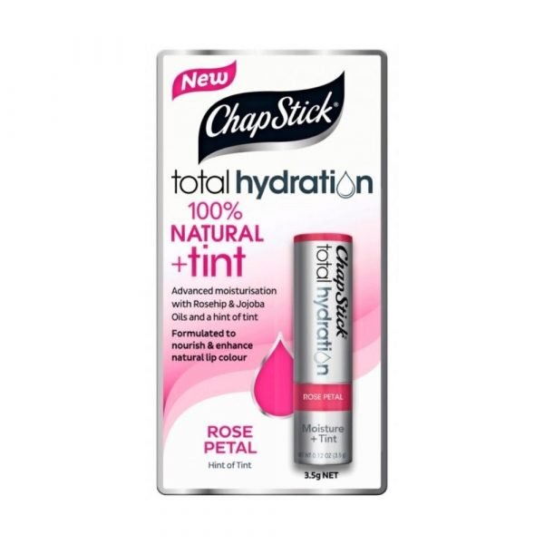 ChapStick Total Hydration Coral Blush Tint Lip Balm - Rose Petal - 3.5g