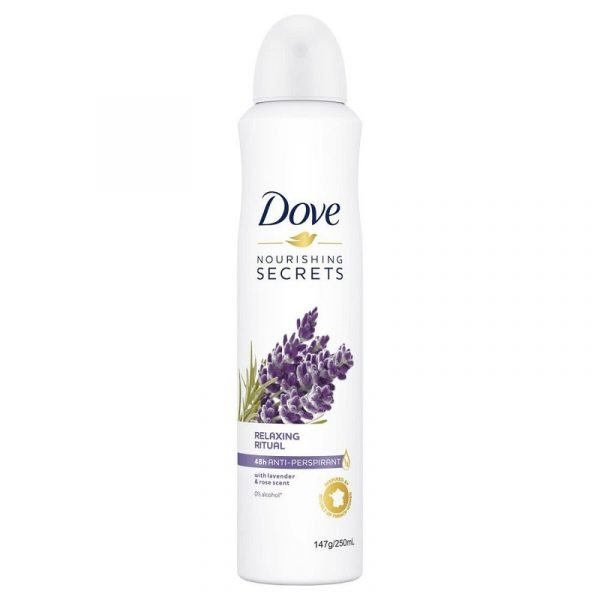Dove Antiperspirant Deodorant Lavender & Rose Scent 250ml