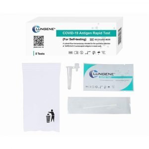 Clungene COVID-19 Rapid Antigen Nasal Swab Self Test 5pk