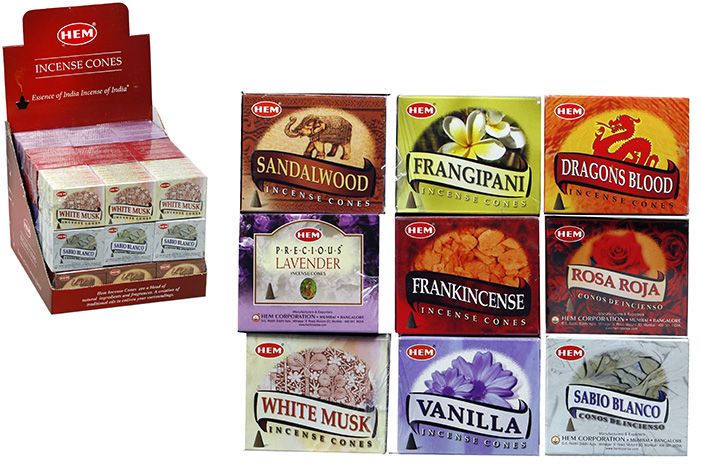HEM Incense Cones - CDU