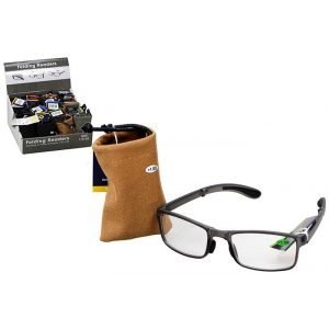 Plastic Folding Reading Glasses - Assorted 1.5-3.5 - CDU