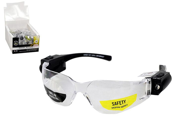 Defy Safety Glasses With LED Lights