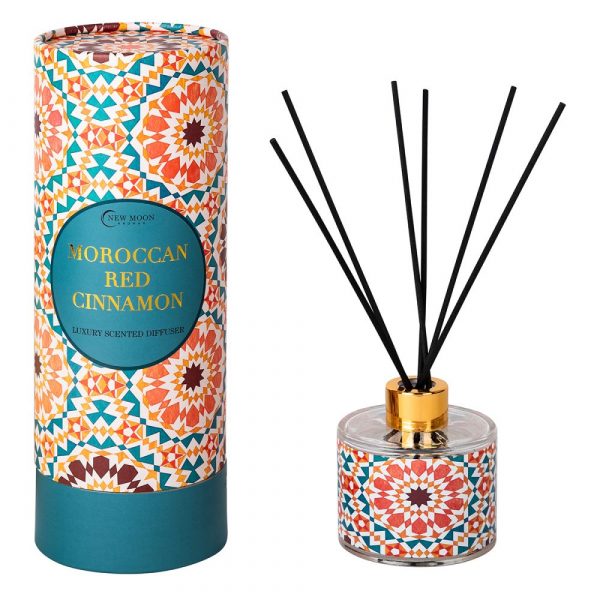 New Moon Luxury Scented Diffuser - Moroccan Red Cinnamon - 150ml