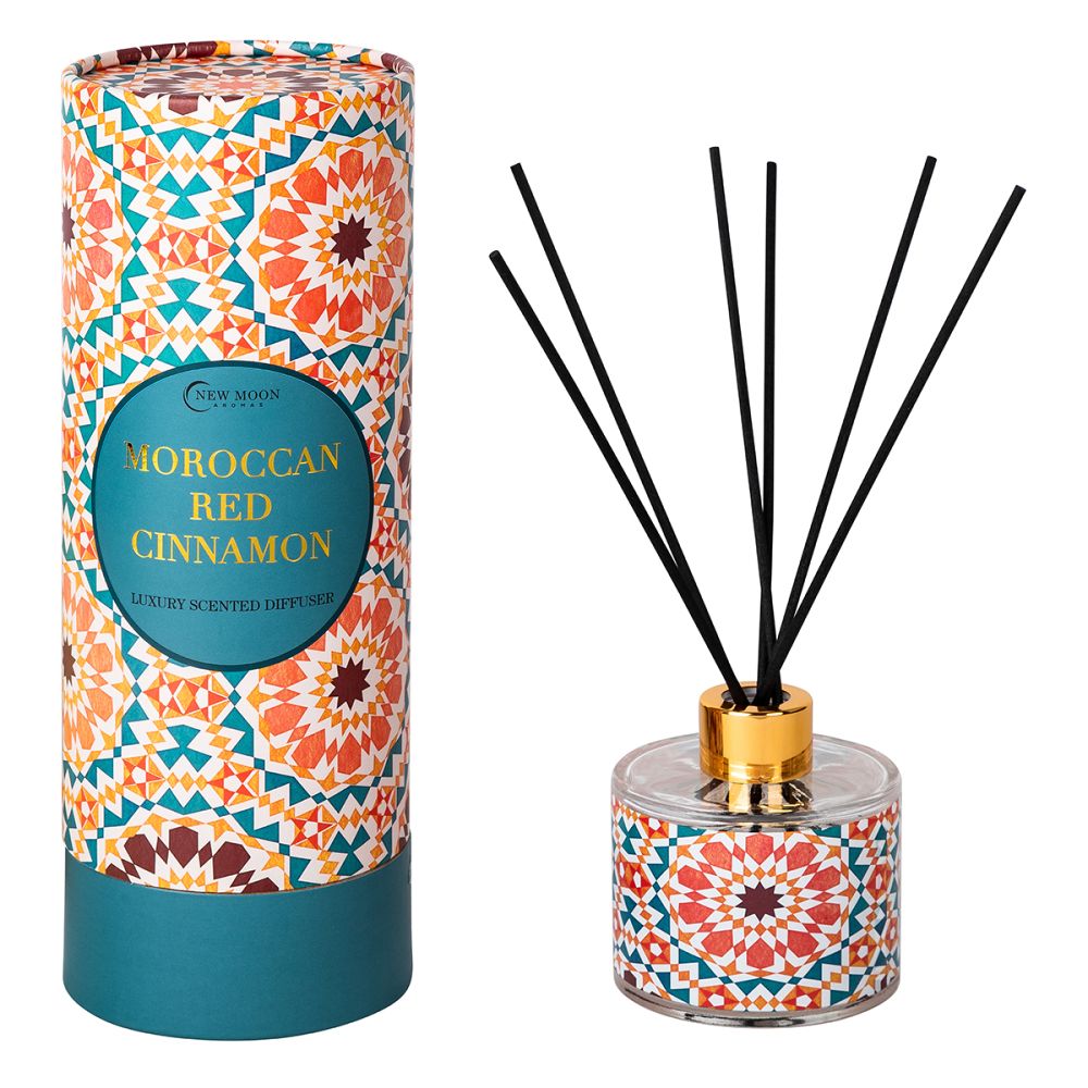 New Moon Luxury Scented Diffuser - Moroccan Red Cinnamon - 150ml
