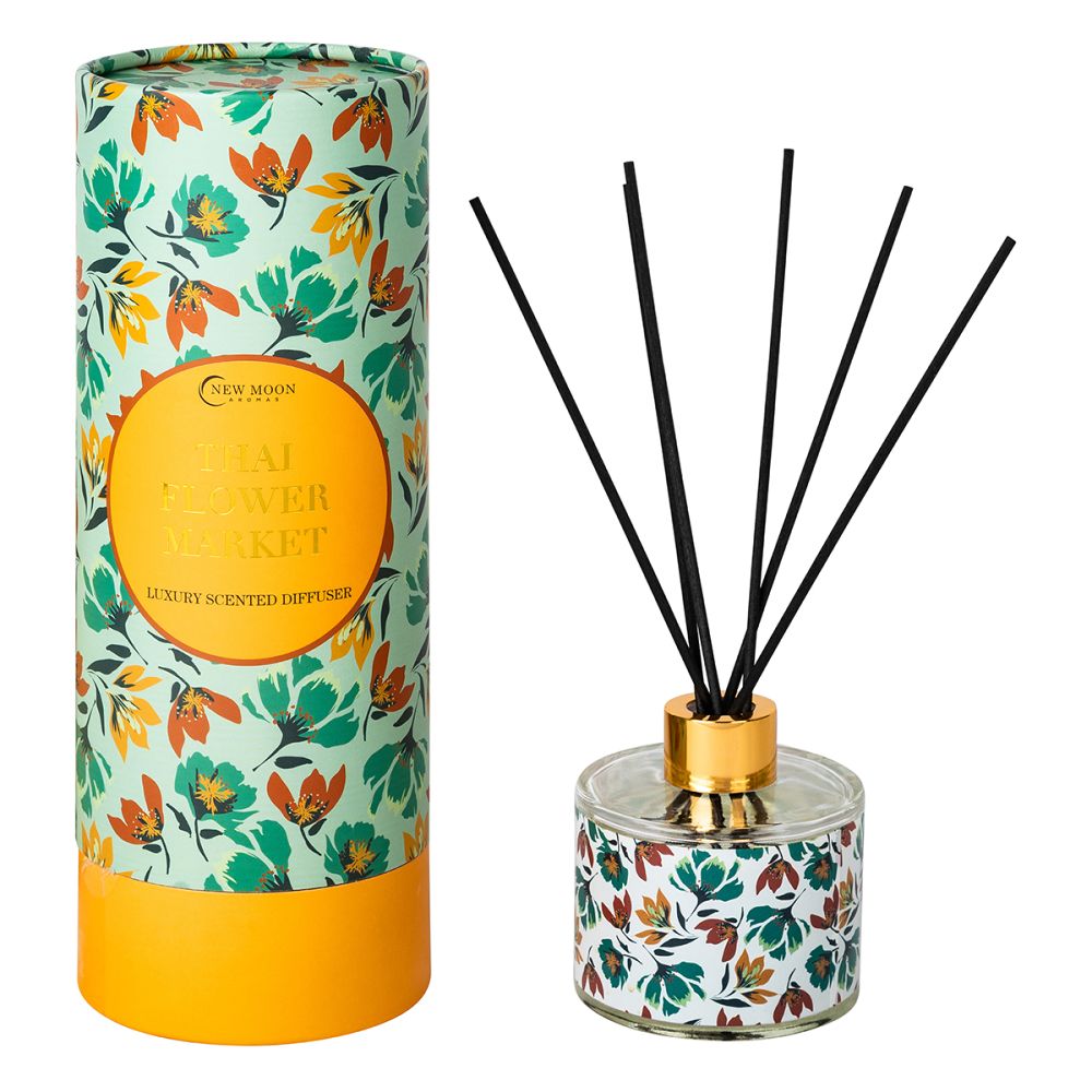 New Moon Luxury Scented Diffuser - Thai Flower Market - 150ml