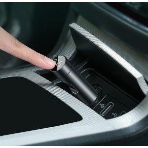 Baseus FM Transmitter Dual USB Car Charger and Bluetooth 5.0 MP3 Player