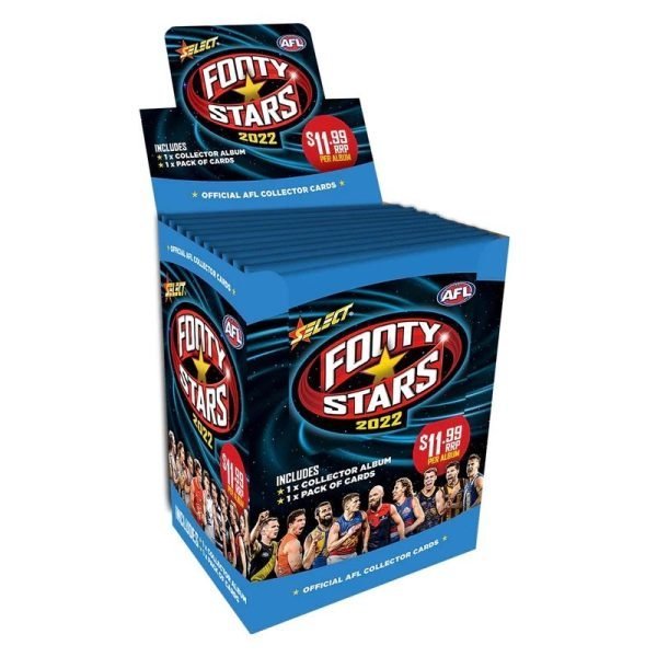 Select Footy Stars 2022 Cardboard Album Display