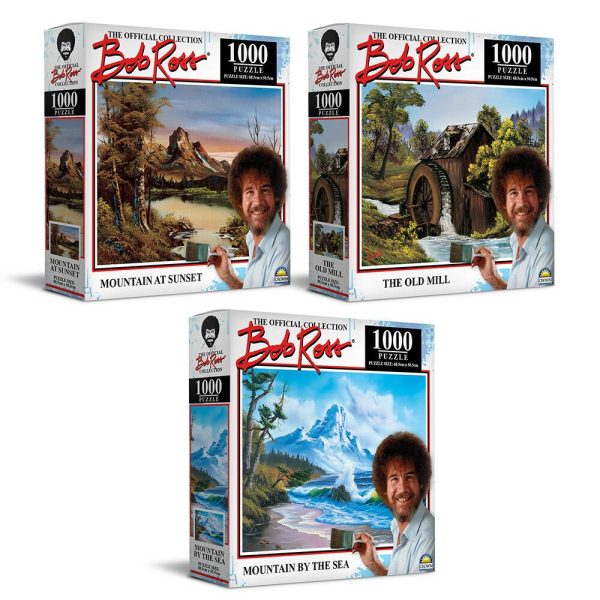 1000 Piece Bob Ross Jigsaw Puzzle - 68.5x50.5cm - Assorted