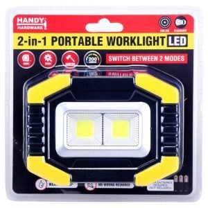 Handy Hardware 2in1 COB Portable LED Worklight