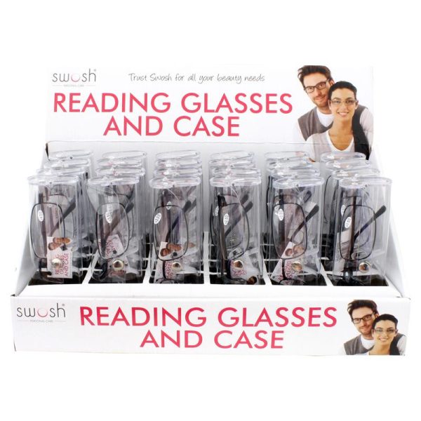 Reading Glasses And Case (Metallic Frame) - CDU