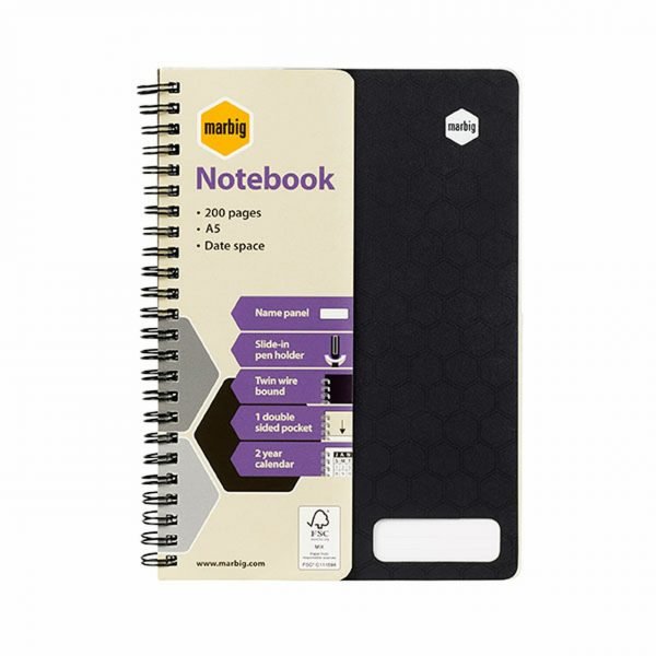 Marbig Notebook 200 Pages A5 Date Space Notebook