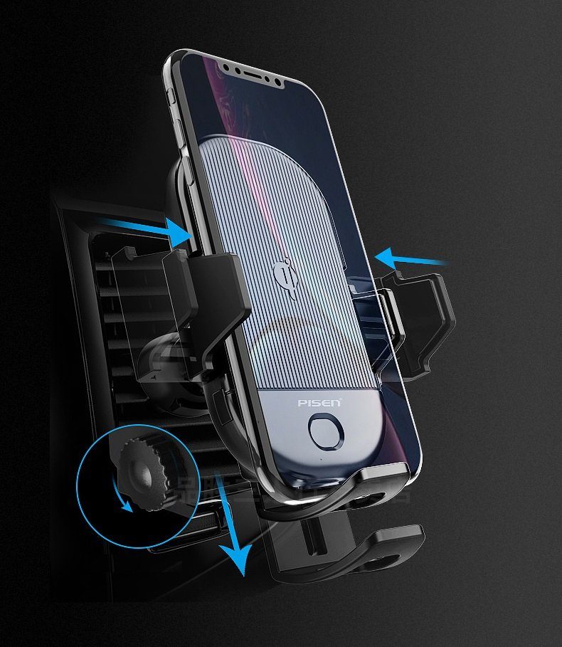 Pisen Wireless Charging Car Mount - Image 2