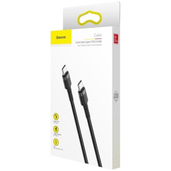 Baseus Cafule Type-C To Type-C - 2m - 60w - Fast Charging