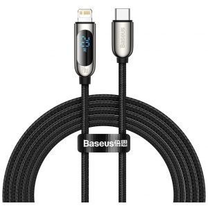 Baseus Digital Display Fast Charging Data Cable - Type-C to Lightning - 20w - 2m