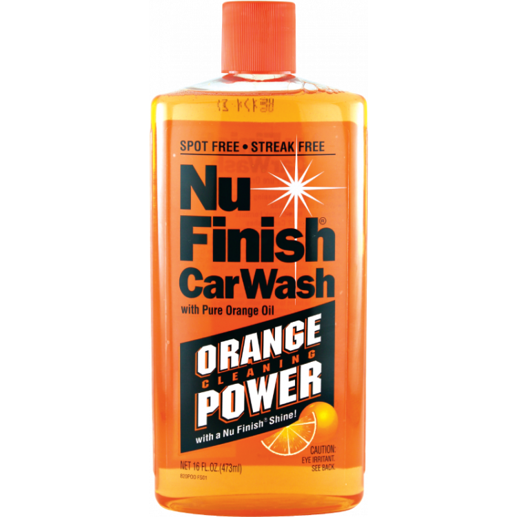 Nu Finish Car Wash with Pure Orange Oil - 473ml