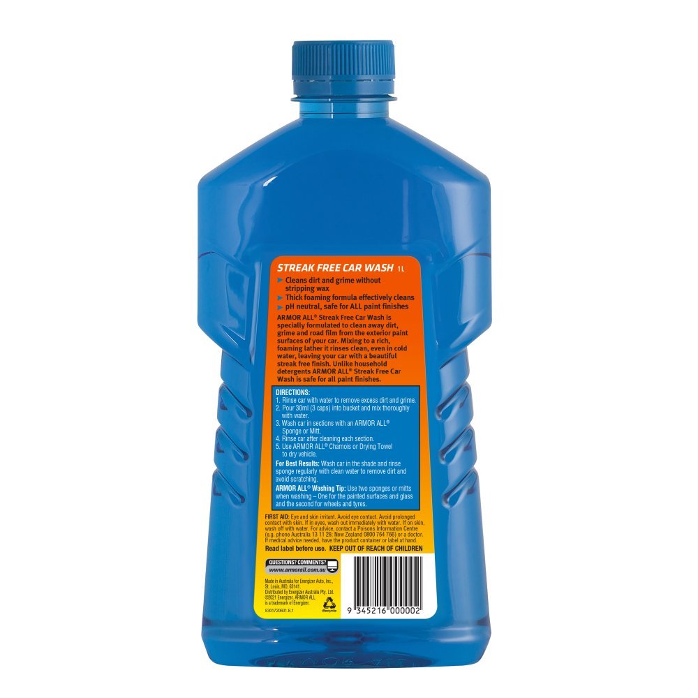 Armor All Streak Free Car Wash - 1L - Image 2